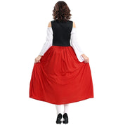 Damen Lange Oktoberfest Dirndl Kleid 3