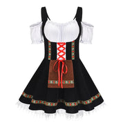 Damen Mini Elegante Oktoberfest Dirndl Kleid 2