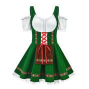 Damen Mini Elegante Oktoberfest Dirndl Kleid 4