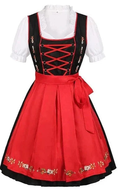 Damen Mini Oktoberfest Dirndlkleid 1