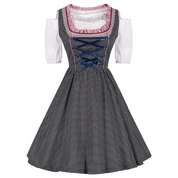 Damen Rosa Oktoberfest Dirndl Kleid 1