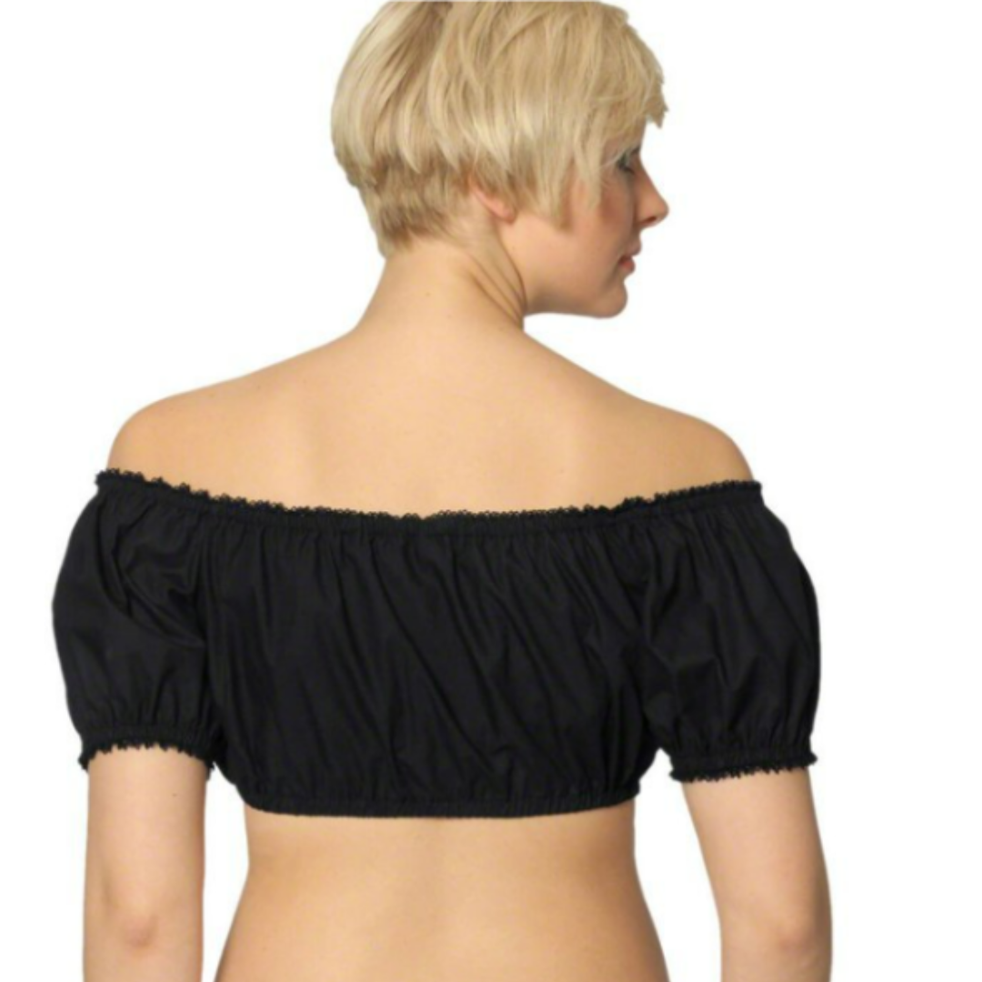 Damen Schulterfrei Oktoberfest Dirndl Bluse 2