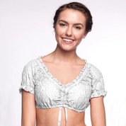 Damen Traditionell Bayerisches Oktoberfest Dirndl Bluse 0
