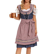 Damen Traditionelles Deutsch Oktoberfest Dirndl Kleid 4