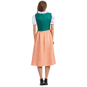 Damen Traditionelles Deutsches Midi Oktoberfest Dirndl Kleid 1