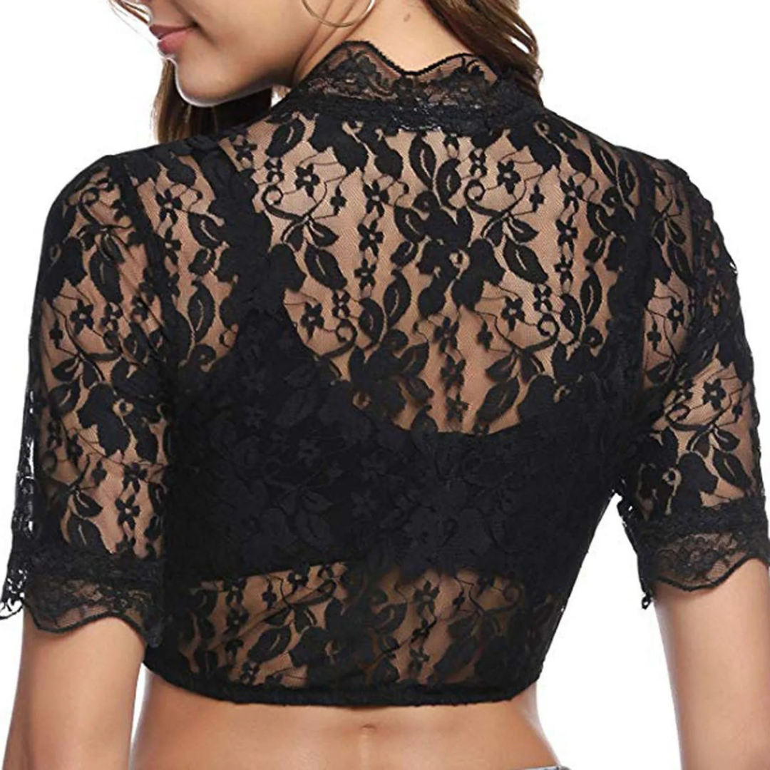 Damen V-Ausschnitt Oktoberfest Dirndl Bluse 3