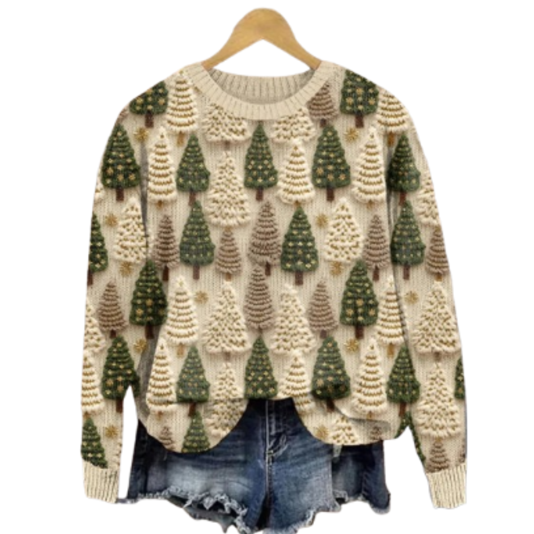 Damenpullover Festlich Warmes Material Strickdesign 1