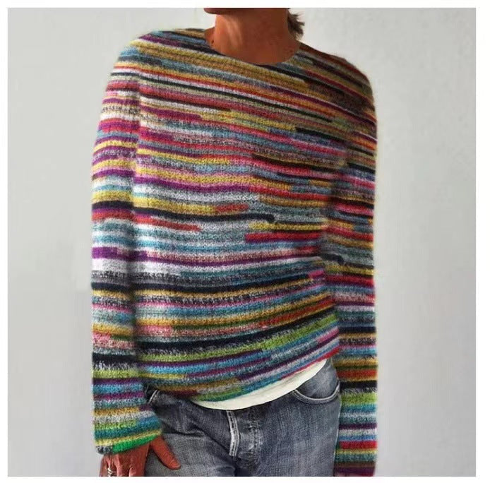 Damenpullover Winter Vintage Design – Weicher Strickpullover | DANIQUE 1