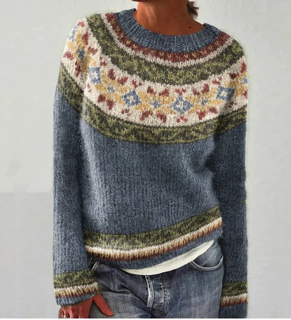 Damenpullover Winter Vintage Design – Weicher Strickpullover | DANIQUE 5