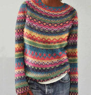 Damenpullover Winter Vintage Design – Weicher Strickpullover | DANIQUE 6