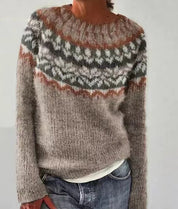 Damenpullover Winter Vintage Design – Weicher Strickpullover | DANIQUE 9