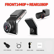 Dashcam 4K vorne & hinten | Nachtsicht & 24h-Parkmodus | DriveCam | F1.8 Linse 4