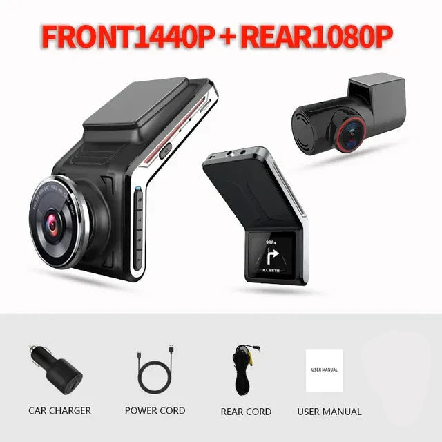 Dashcam 4K vorne & hinten | Nachtsicht & 24h-Parkmodus | DriveCam | F1.8 Linse 4