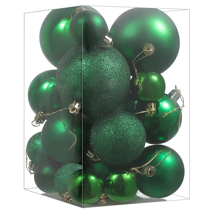 Dekorative Kugeln | Baumschmuck-Set für die Weihnachtsdekoration 0