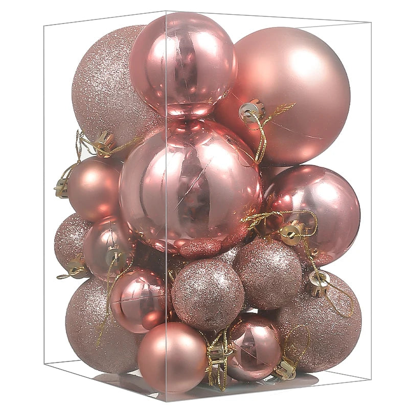 Dekorative Kugeln | Baumschmuck-Set für die Weihnachtsdekoration 7