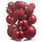 Dekorative Kugeln | Baumschmuck-Set für die Weihnachtsdekoration 9