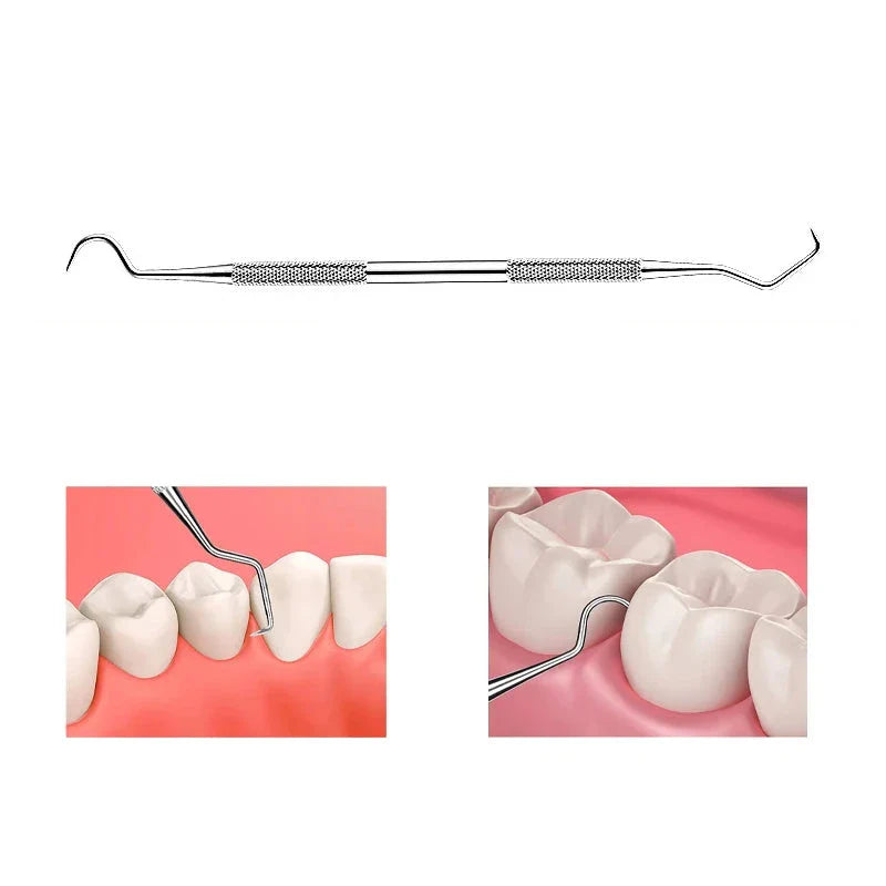 Dentaclean - Dental Explorer und Schaber aus Edelstahl 2