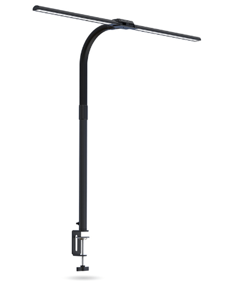 Desklight - Moderne LED -Schreibtischlampe mit zwei Kopf, stilvolle Bürobeleuchtung 5