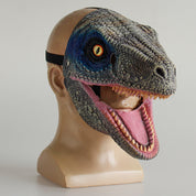 Dinosaurier beweglichen Mund Latex Maske Kopfbedeckung Halloween Party Cos Requisiten 8