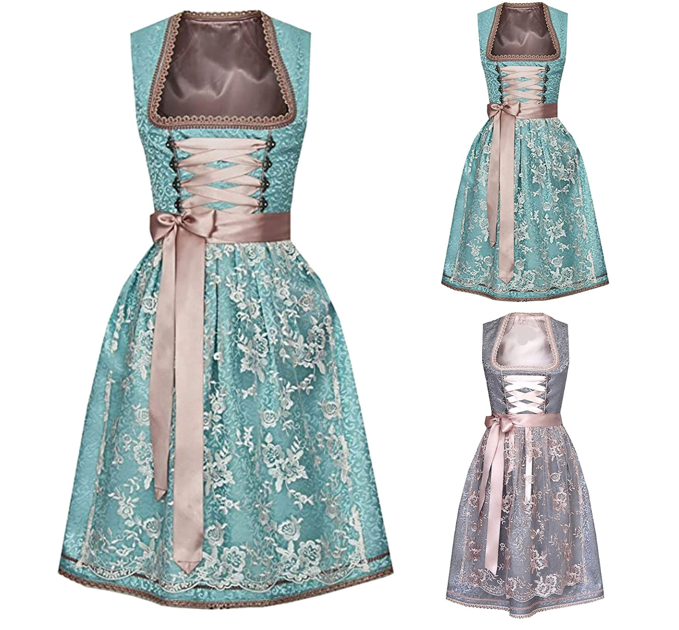 Dirndl mia - einzigartige tracht für damen mit schürze und bluse 5