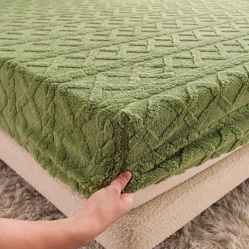 DreamLoom | Samt-Bettwäscheset für luxuriösen Schlafzimmerkomfort und modernes Ambiente 2