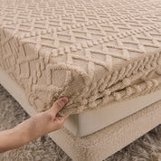 DreamLoom | Samt-Bettwäscheset für luxuriösen Schlafzimmerkomfort und modernes Ambiente 8