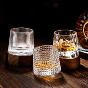 Drehbares japanisches Edo-Whiskyglas-Set 8