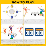 Dynamisches Mini-Volleyballnetz – kompakt und für jeden Spielort geeignet 5