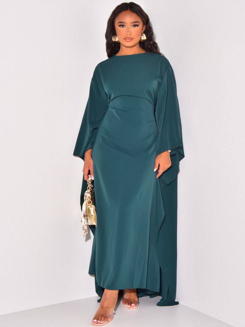 ESTELA | Elegant klänning med fladdermusärmar