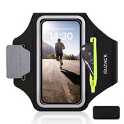 Einstellbarer Telefonhalter mit Hörphone-Fach-passt die Armgrößen 26-42 cm, kompatibel mit iPhone und Galaxie 3