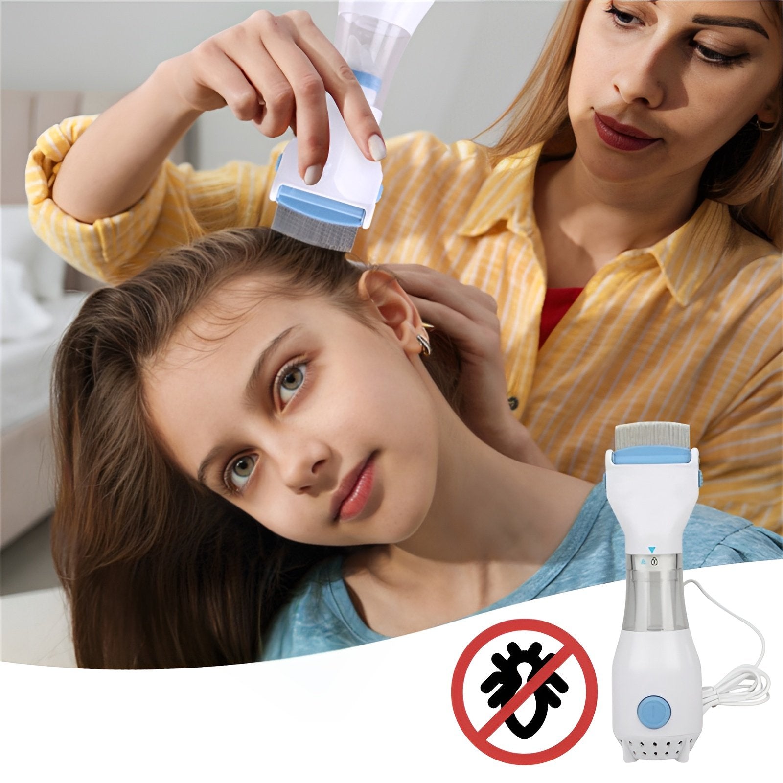 Electric Lice Comb Lice Entferner wahr - frei und sicher - Floh 0