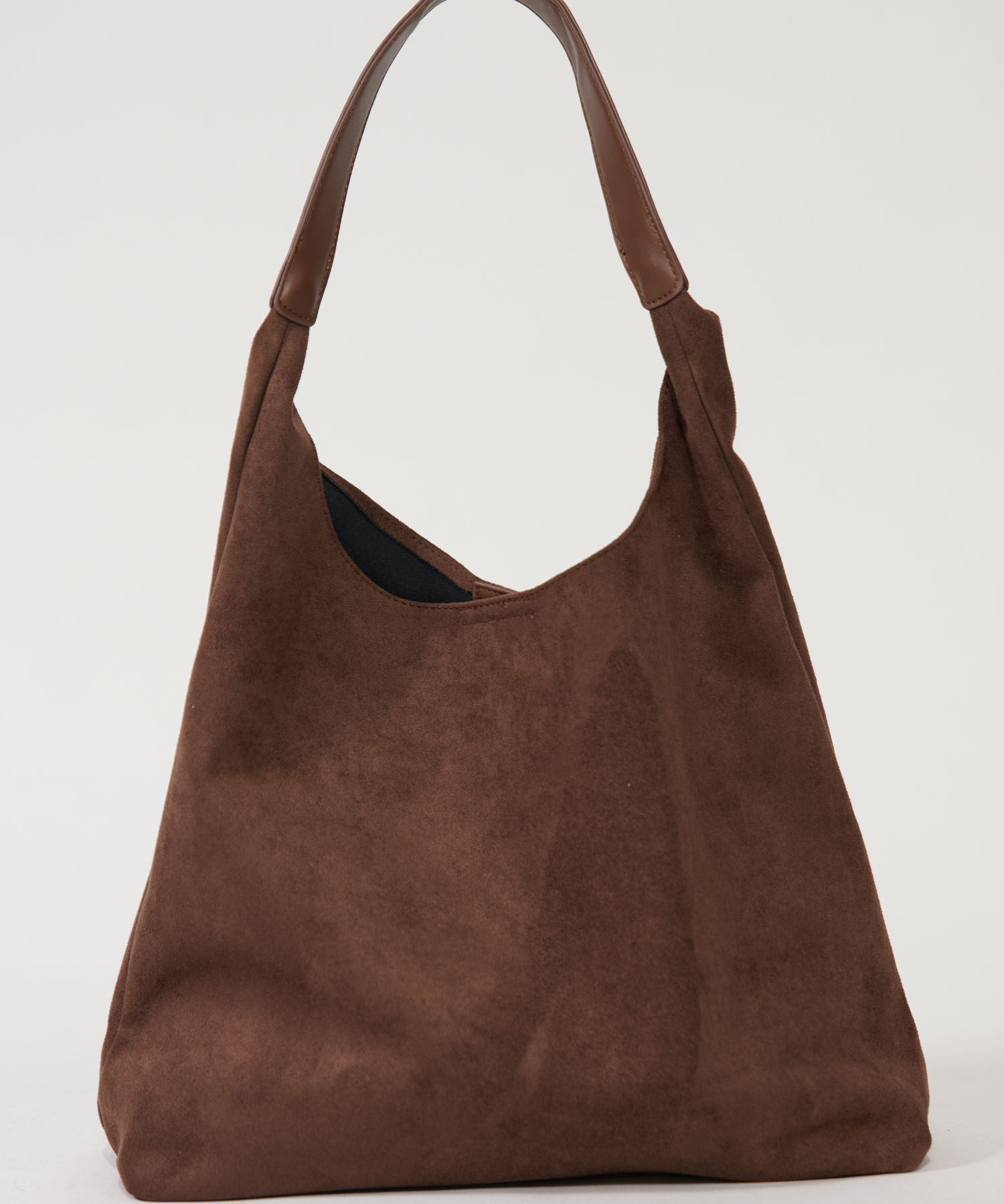 Elegante Damen-Ledertasche, vielseitiges Wildleder 0