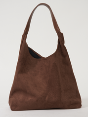 Elegante Damen-Ledertasche, vielseitiges Wildleder 0
