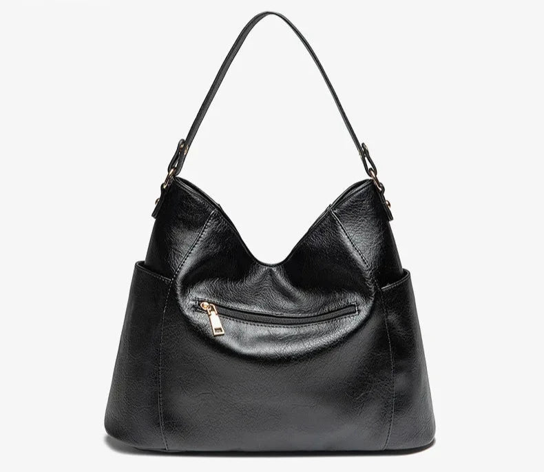 Elegante Damen-Schultertasche, geräumig, aus PU 5