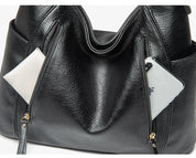 Elegante Damen-Schultertasche, geräumig, aus PU 8