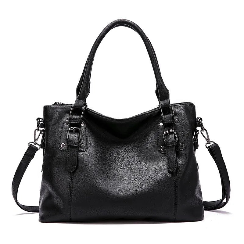 Elegante Damen-Schultertasche aus strapazierfähigem Echtleder 4