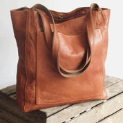 Elegante Damenhandtasche aus funktionalem, weichem Leder 0