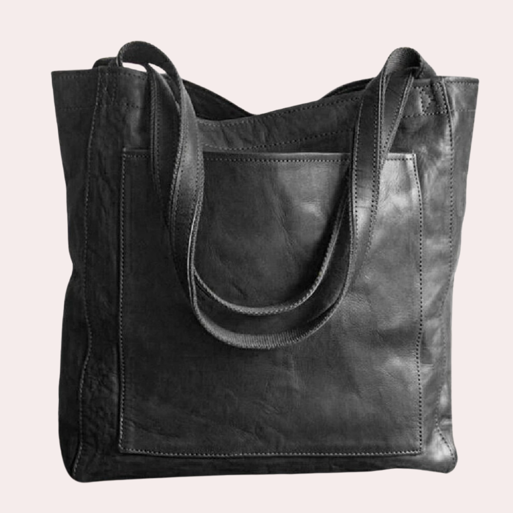 Elegante Damenhandtasche aus veganem Leder 0