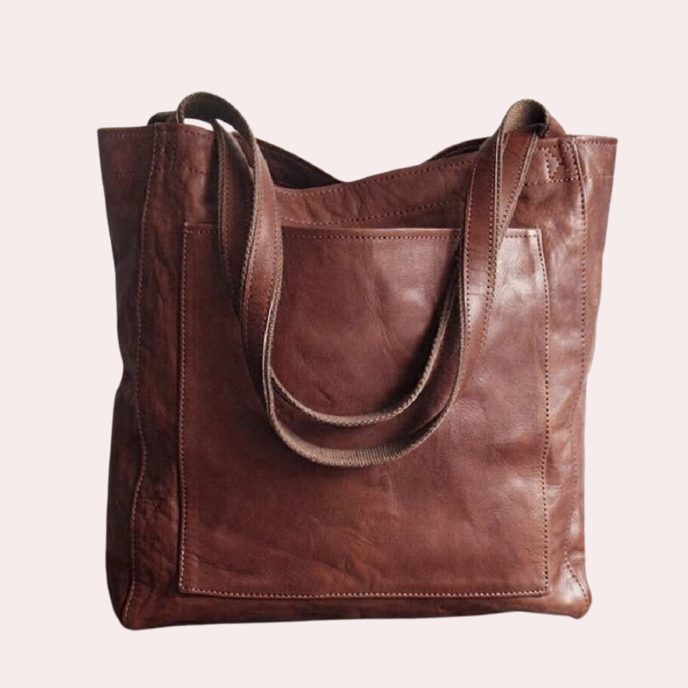 Elegante Damenhandtasche aus veganem Leder 5