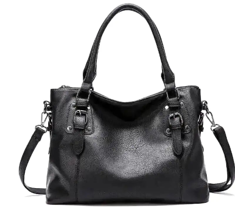 Elegante Vintage-Handtasche für Damen, weiches Material, großes Fassungsvermögen 0