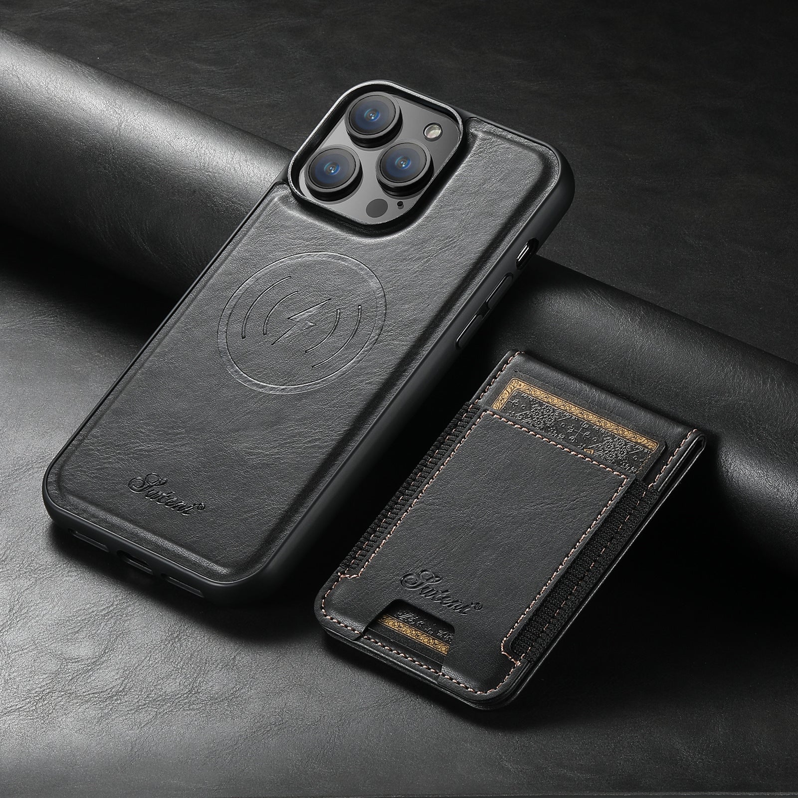 EliteGuard - stilvoller und langlebiger Luxus -Telefonkoffer mit integriertem Kartenhalter 5