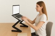 Ergonomisk laptopställning