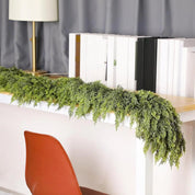 EvergreenCharm – Dekorative Weihnachtsgirlande mit LED-Kiefernholzlichtern 5