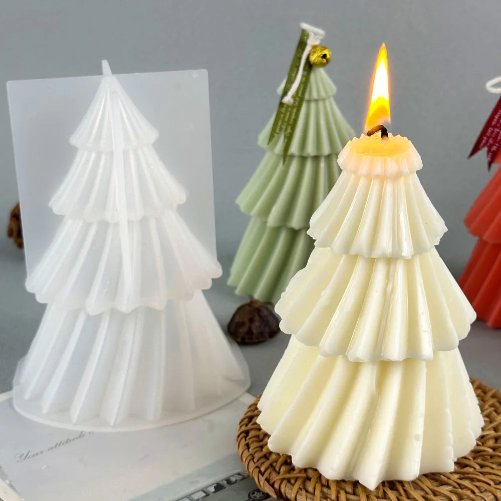 Everlight – Mini-Weihnachtsbaum-Kerzenform für die DIY-Kerzenherstellung 5