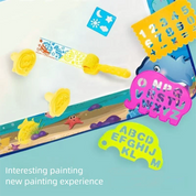 Extra große Wasser-Malmatte für Kinder – Kleckerfreie, lehrreiche Malmatte mit verschiedenen Motiven 5