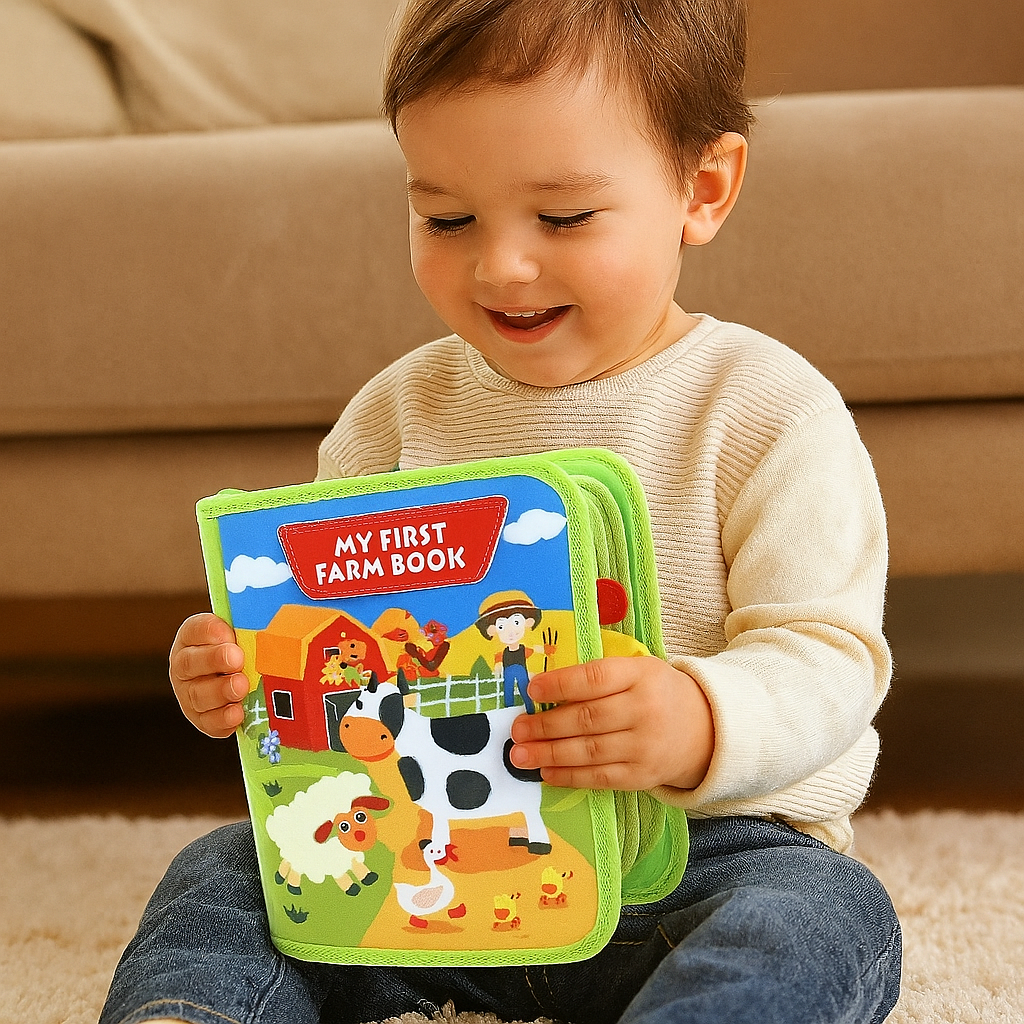 FarmVista | Interaktives Kinderbuch über Nutztiere und spielerisches Lernen 1
