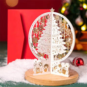 FestivaTree | 3D-Pop-Up-Weihnachtskarte mit festlichem Weihnachtsbaum-Motiv 0