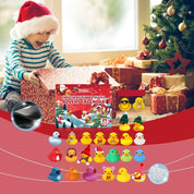 FestiveDuck | Fröhlicher Adventskalender mit Gummienten für Kinder – Weihnachtsspaß garantiert! 1