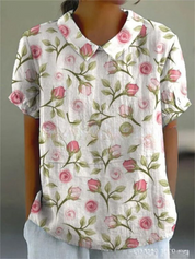 FLORA | Hemd mit Blumendruck