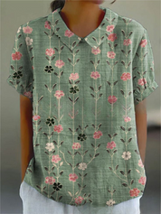 FLORA | Hemd mit Blumendruck